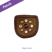 Mad Love Reithandschuh Patches