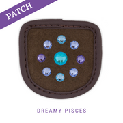 Dreamy Pisces Reithandschuh Patch braun