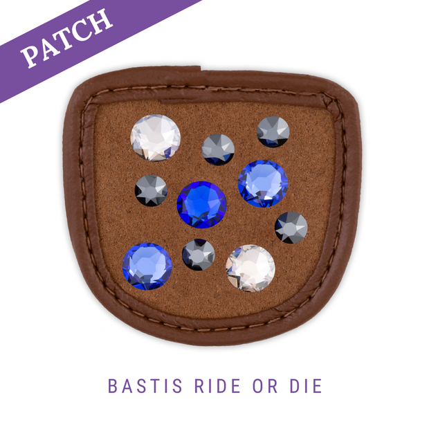 Bastis Ride or Die by Basti Reithandschuh Patch caramel