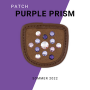 Purple Prism Reithandschuh Patches