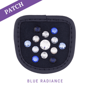 Blue Radiance Reithandschuh Patch blau