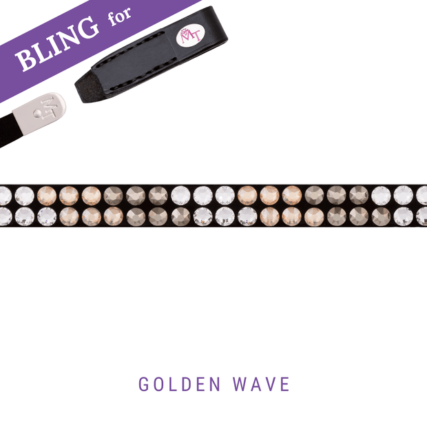 Golden Wave Stirnband Bling Classic