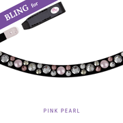 Pink Pearl Stirnband Bling Swing