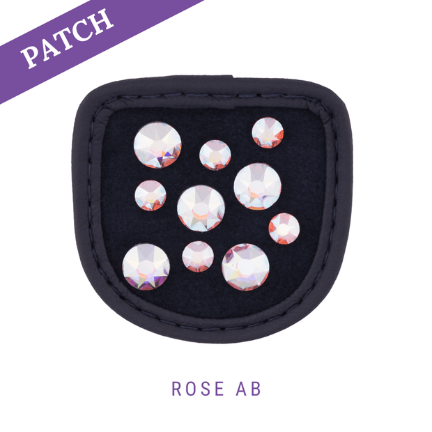 Rose AB Reithandschuh Patch blau